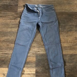 Periwinkle blue skinny jeans